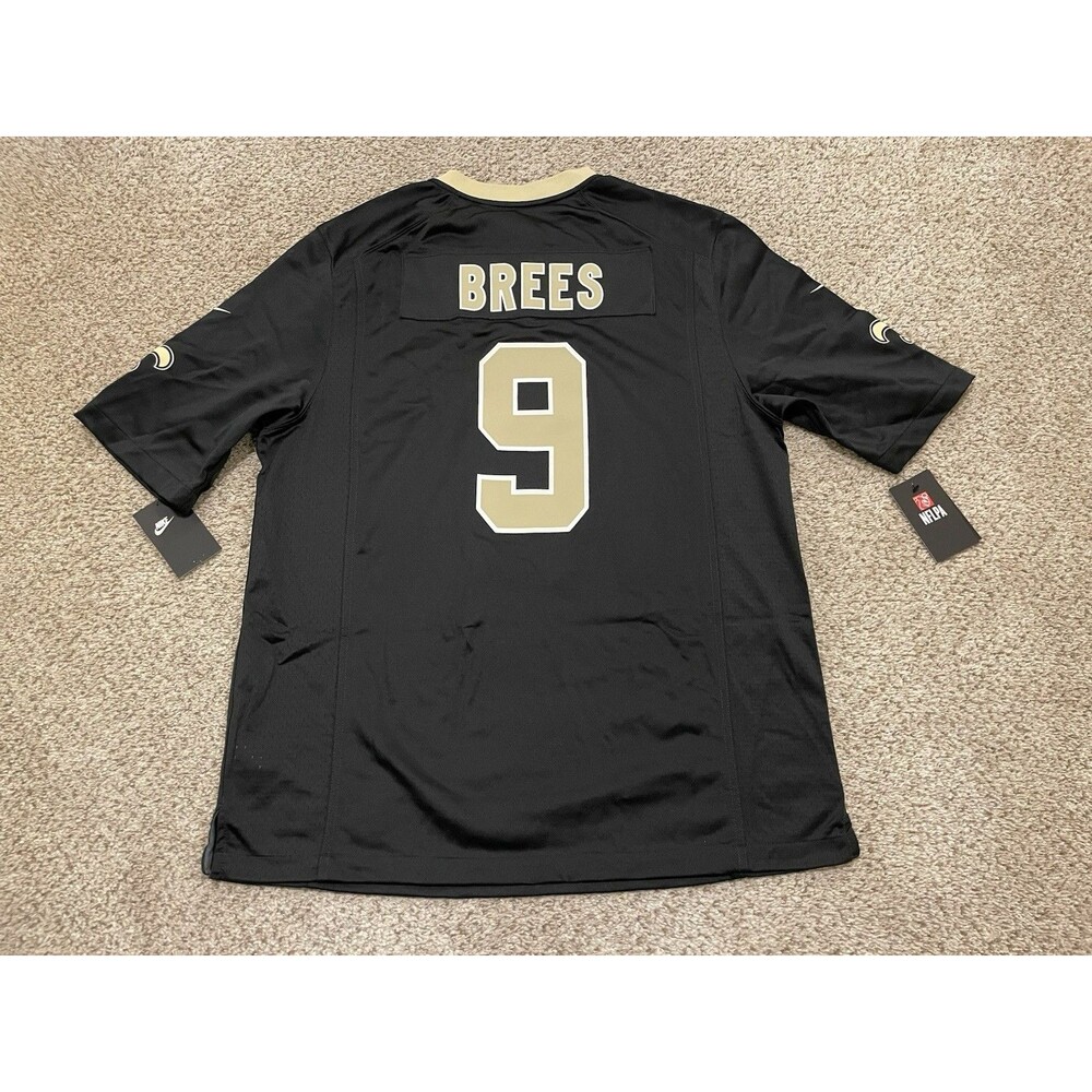 NWT New Orleans Saints Jersey Drew Brees Nike Jersey Mens XL - Picture 2 of 5